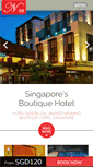 Mobile Screenshot of hotelnostalgia.com.sg